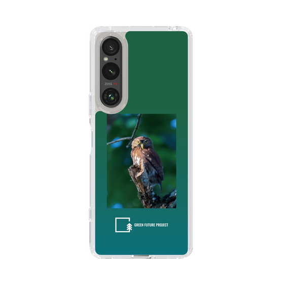 Slim Protection Case［ Green Future Project - Ferruginous Pygmy Owl ］
