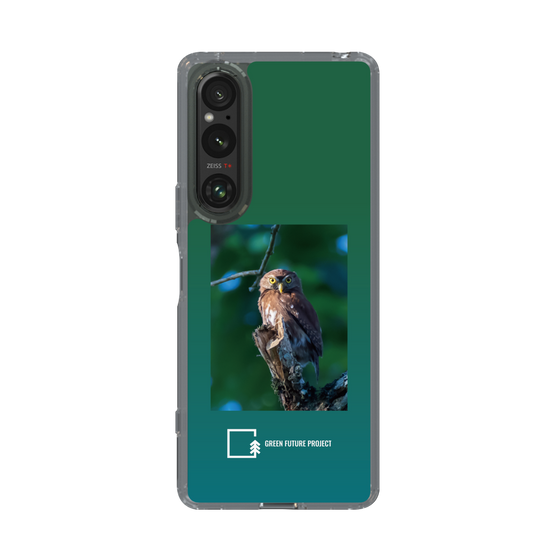 Slim Protection Case［ Green Future Project - Ferruginous Pygmy Owl ］
