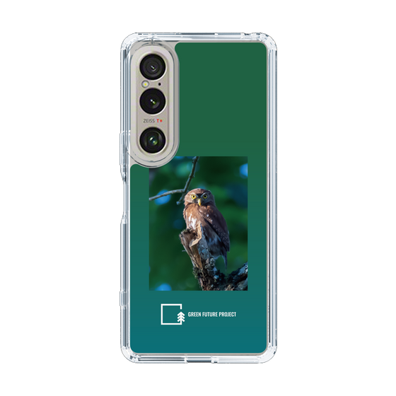 Slim Protection Case［ Green Future Project - Ferruginous Pygmy Owl ］