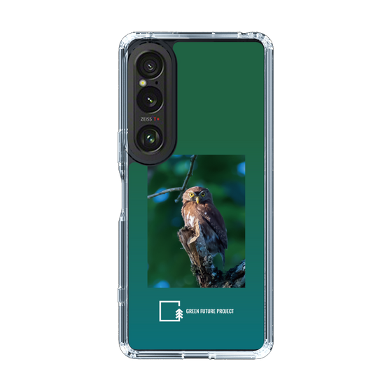 Slim Protection Case［ Green Future Project - Ferruginous Pygmy Owl ］