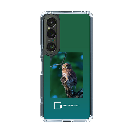Slim Protection Case［ Green Future Project - Ferruginous Pygmy Owl ］