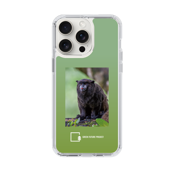 Slim Protection Case［ Green Future Project - Black-mantled Tamarin ］