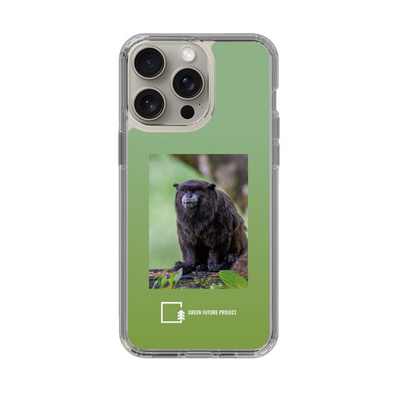 Slim Protection Case［ Green Future Project - Black-mantled Tamarin ］