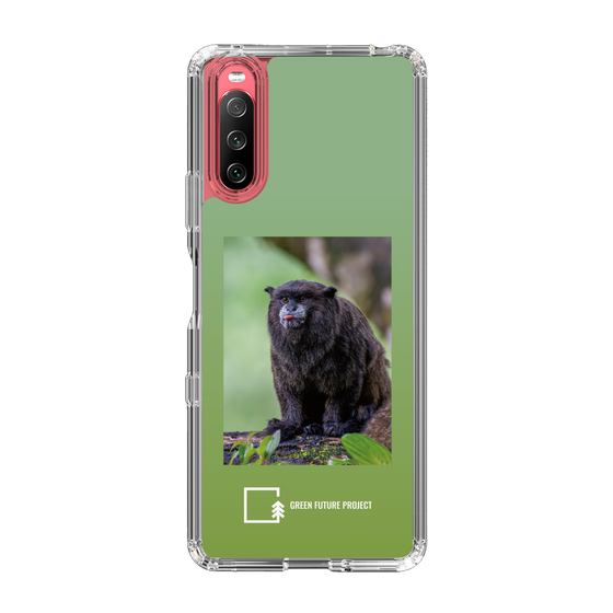 Slim Protection Case［ Green Future Project - Black-mantled Tamarin ］