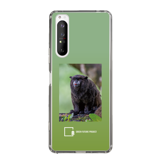 Slim Protection Case［ Green Future Project - Black-mantled Tamarin ］