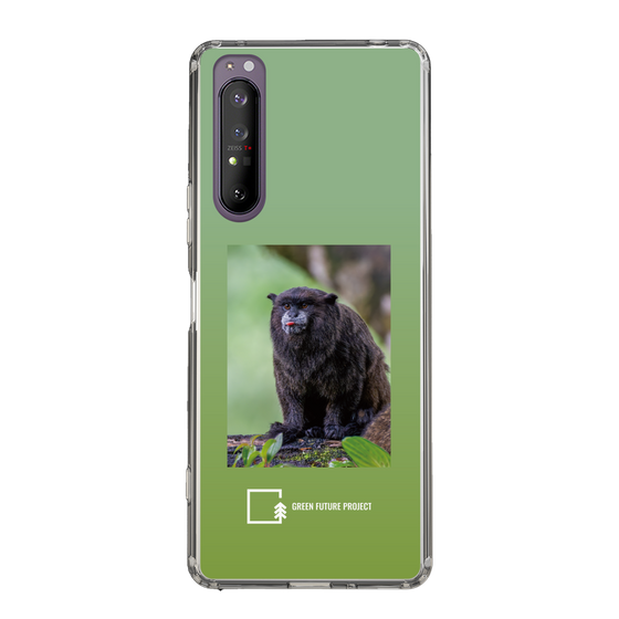 Slim Protection Case［ Green Future Project - Black-mantled Tamarin ］