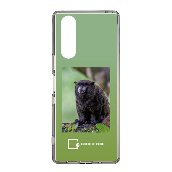 Slim Protection Case［ Green Future Project - Black-mantled Tamarin ］