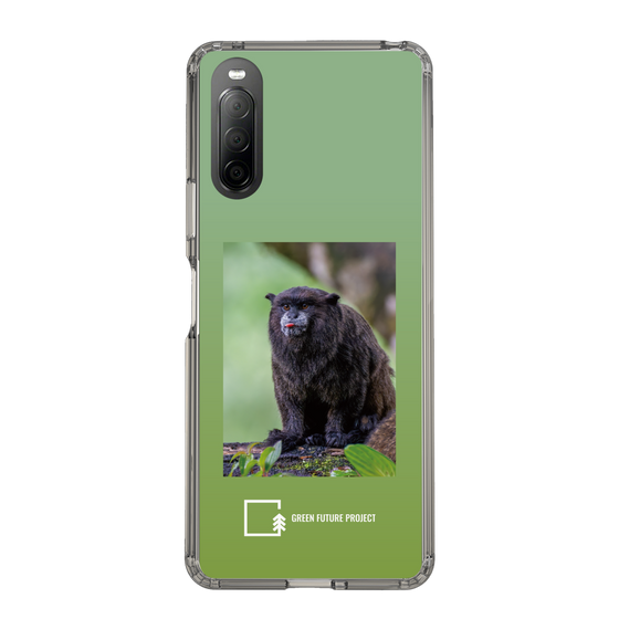 Slim Protection Case［ Green Future Project - Black-mantled Tamarin ］