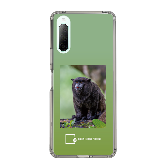 Slim Protection Case［ Green Future Project - Black-mantled Tamarin ］