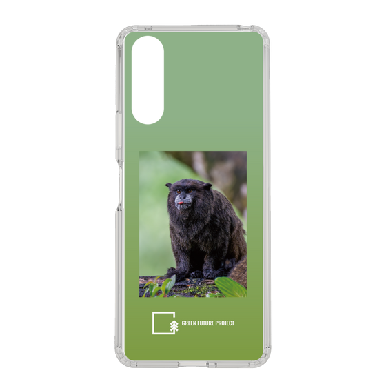 Slim Protection Case［ Green Future Project - Black-mantled Tamarin ］