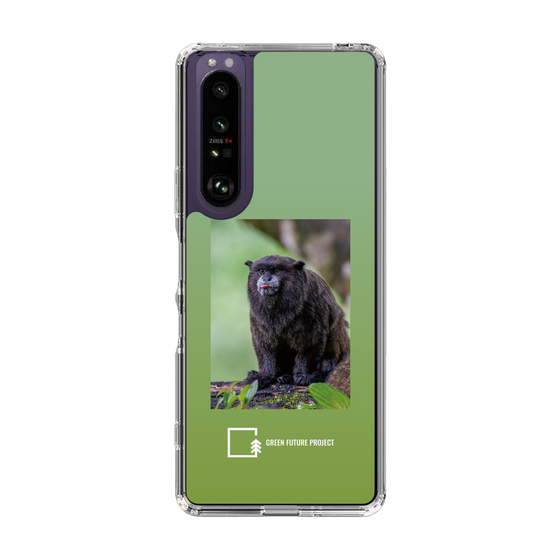 Slim Protection Case［ Green Future Project - Black-mantled Tamarin ］