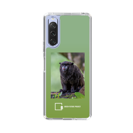 Slim Protection Case［ Green Future Project - Black-mantled Tamarin ］