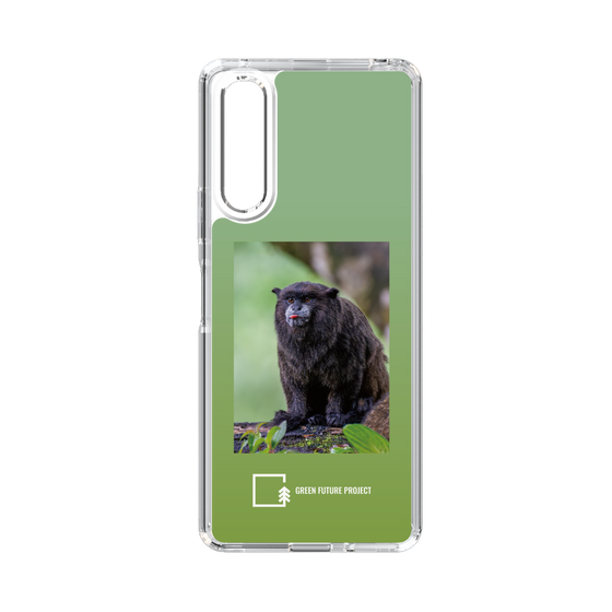Slim Protection Case［ Green Future Project - Black-mantled Tamarin ］