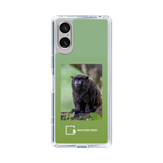 Slim Protection Case［ Green Future Project - Black-mantled Tamarin ］