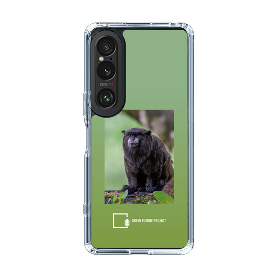 Slim Protection Case［ Green Future Project - Black-mantled Tamarin ］