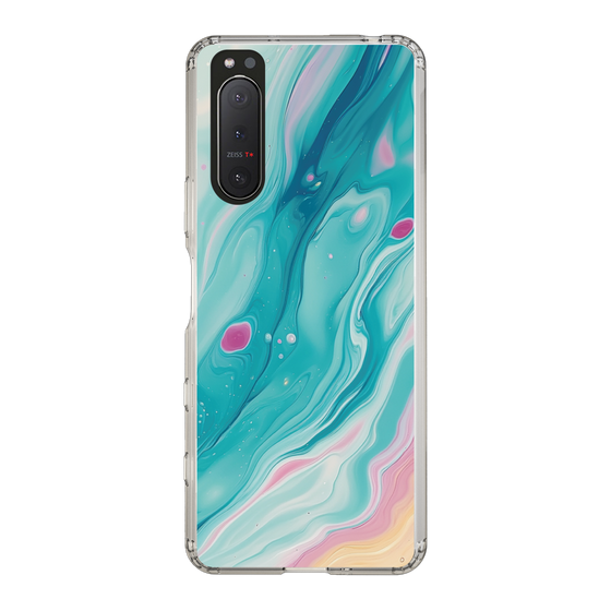 Slim Protection Case［ Color Rain - Original - Serene Wave ］