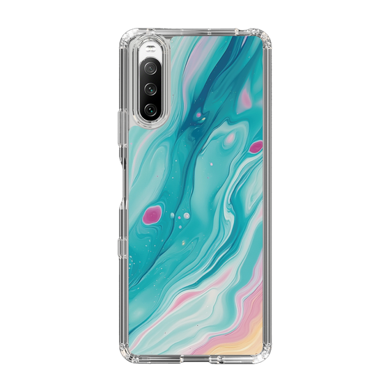 Slim Protection Case［ Color Rain - Original - Serene Wave ］