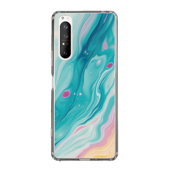 Slim Protection Case［ Color Rain - Original - Serene Wave ］