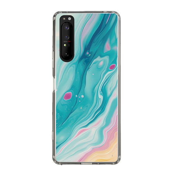 Slim Protection Case［ Color Rain - Original - Serene Wave ］