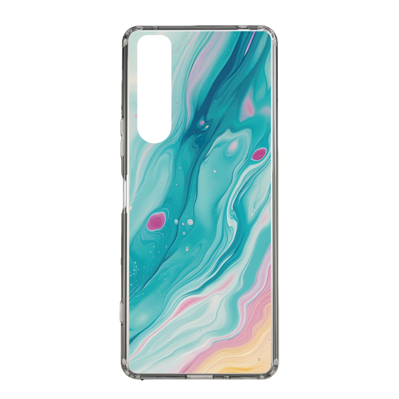 Slim Protection Case［ Color Rain - Original - Serene Wave ］