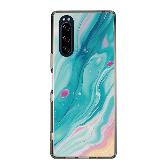 Slim Protection Case［ Color Rain - Original - Serene Wave ］