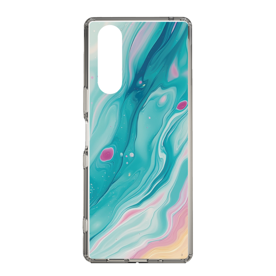 Slim Protection Case［ Color Rain - Original - Serene Wave ］