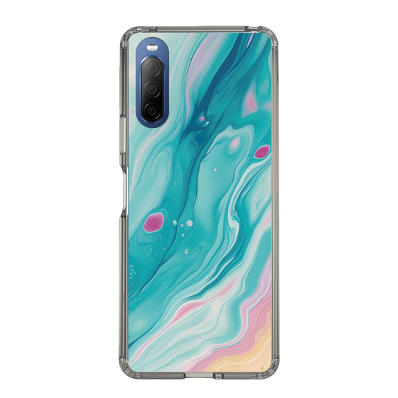 Slim Protection Case［ Color Rain - Original - Serene Wave ］