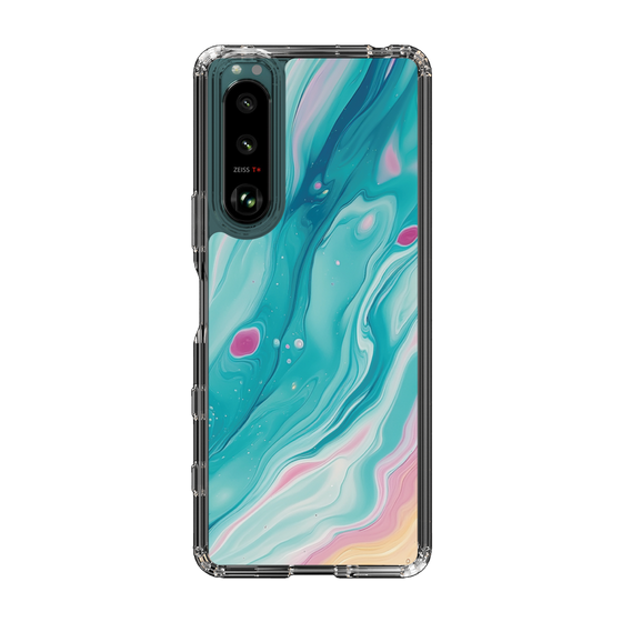 Slim Protection Case［ Color Rain - Original - Serene Wave ］
