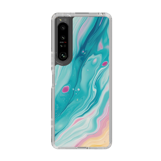 Slim Protection Case［ Color Rain - Original - Serene Wave ］