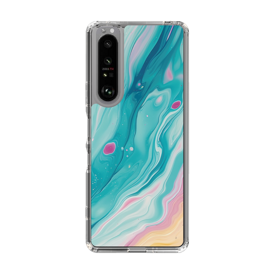 Slim Protection Case［ Color Rain - Original - Serene Wave ］