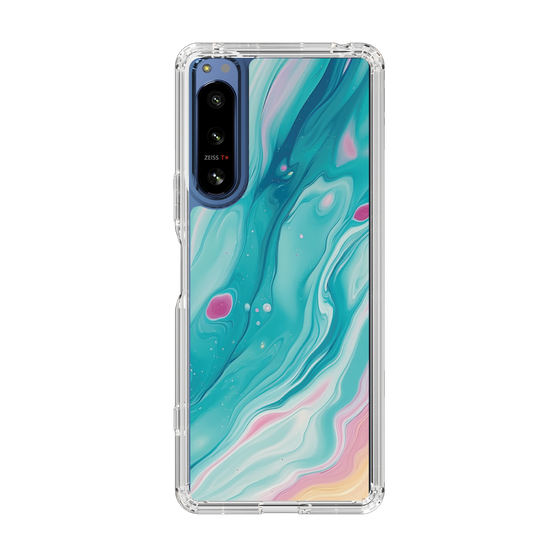 Slim Protection Case［ Color Rain - Original - Serene Wave ］