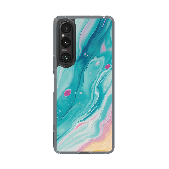 Slim Protection Case［ Color Rain - Original - Serene Wave ］