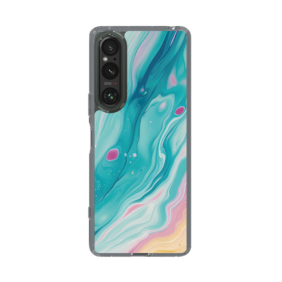 Slim Protection Case［ Color Rain - Original - Serene Wave ］