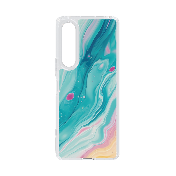 Slim Protection Case［ Color Rain - Original - Serene Wave ］