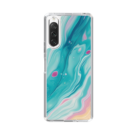 Slim Protection Case［ Color Rain - Original - Serene Wave ］