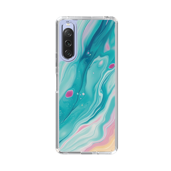 Slim Protection Case［ Color Rain - Original - Serene Wave ］