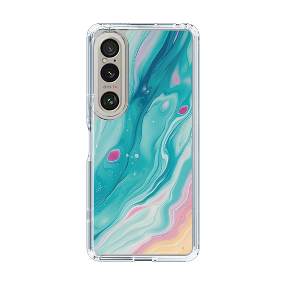 Slim Protection Case［ Color Rain - Original - Serene Wave ］