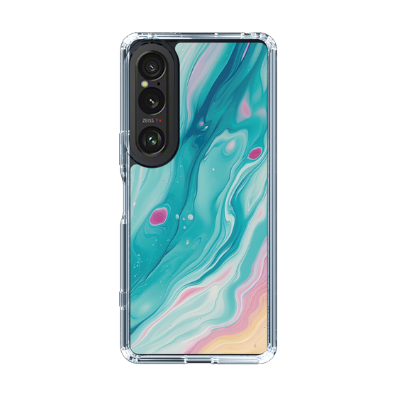 Slim Protection Case［ Color Rain - Original - Serene Wave ］