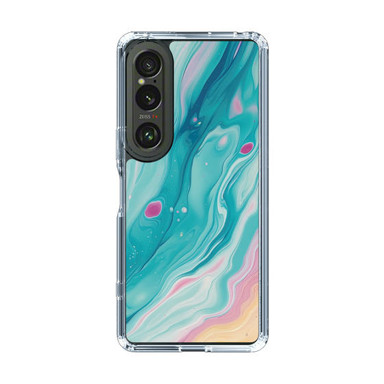 Slim Protection Case［ Color Rain - Original - Serene Wave ］