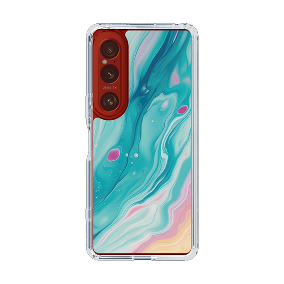 Slim Protection Case［ Color Rain - Original - Serene Wave ］