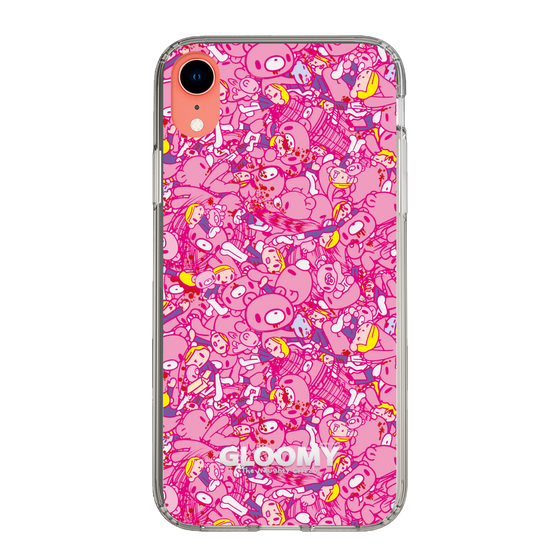 Slim Protection Case［ Gloomy - Pattern - Pink ］