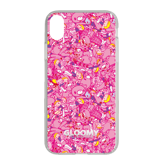 Slim Protection Case［ Gloomy - Pattern - Pink ］
