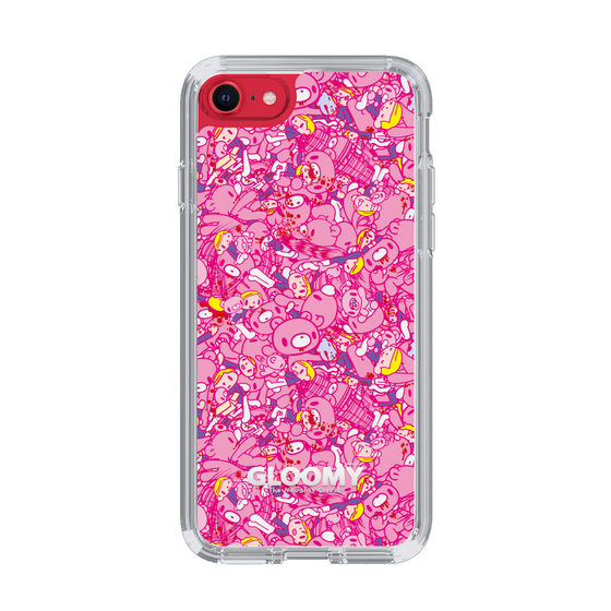 Slim Protection Case［ Gloomy - Pattern - Pink ］