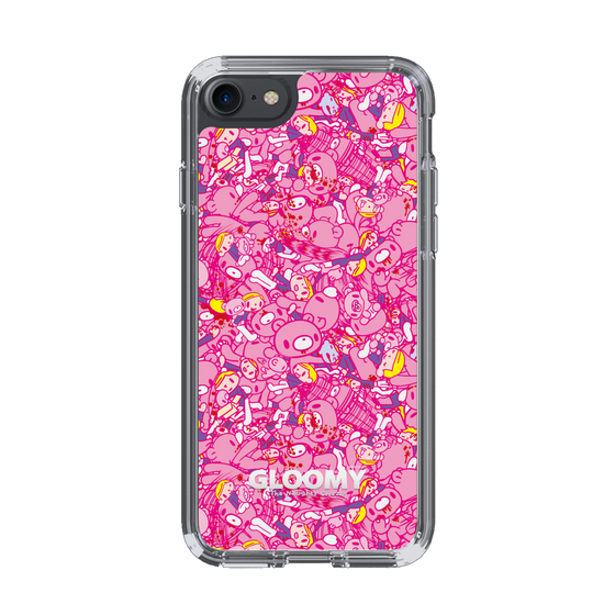 Slim Protection Case［ Gloomy - Pattern - Pink ］
