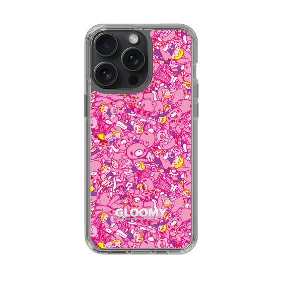 Slim Protection Case［ Gloomy - Pattern - Pink ］