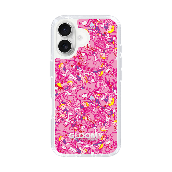 Slim Protection Case［ Gloomy - Pattern - Pink ］