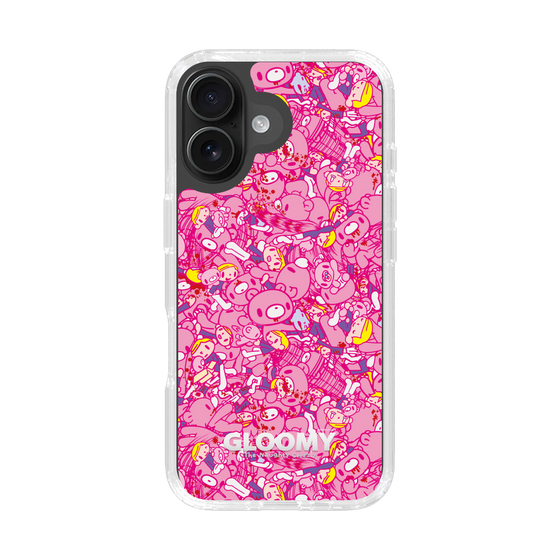 Slim Protection Case［ Gloomy - Pattern - Pink ］