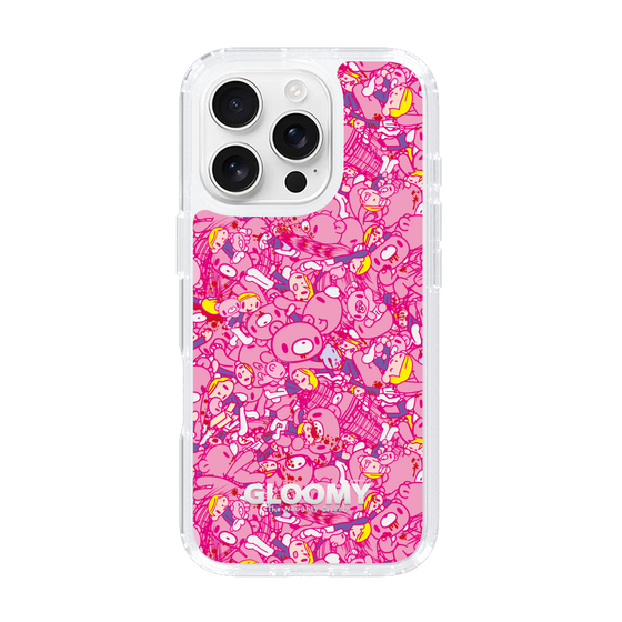 Slim Protection Case［ Gloomy - Pattern - Pink ］