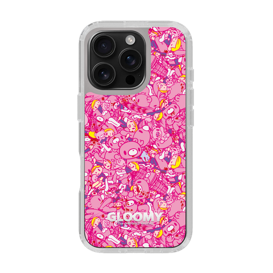 Slim Protection Case［ Gloomy - Pattern - Pink ］