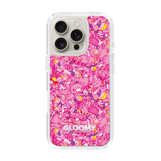 Slim Protection Case［ Gloomy - Pattern - Pink ］